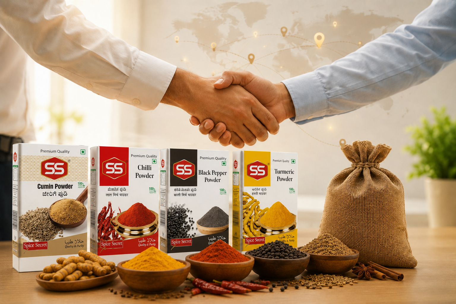 SS Masalas distributor network across India